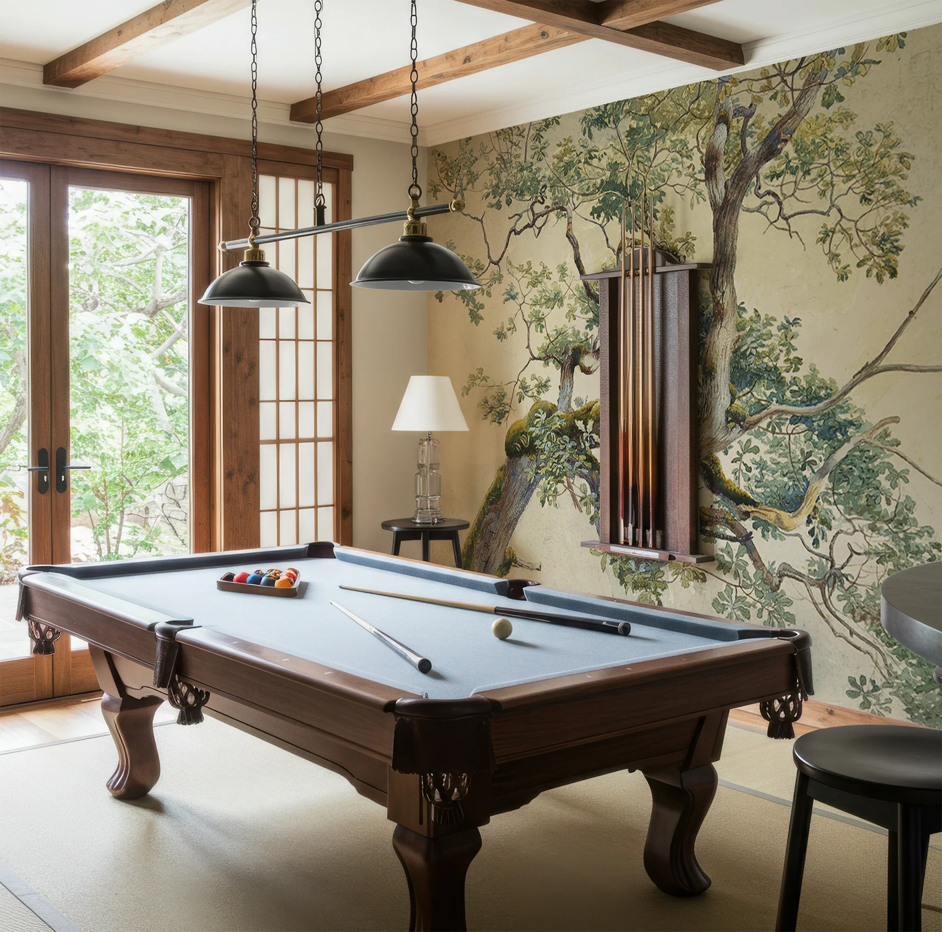 Alder - Tree Branch Watercolour Art Wallpaper Mural - Image 4