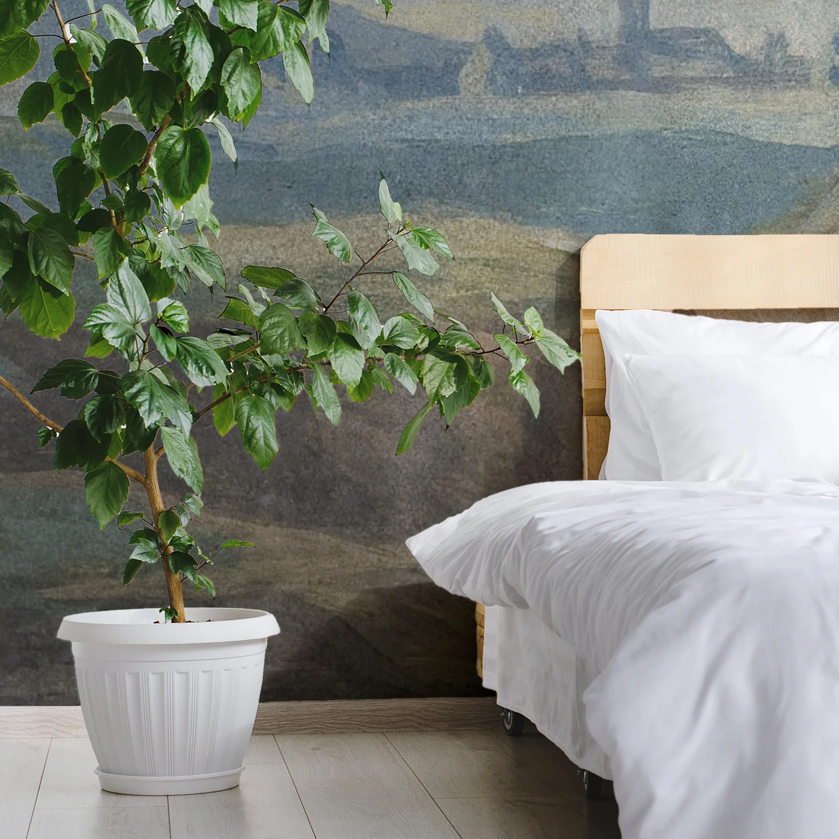 Rome Countryside - Ancient Rome Countryside Painting Wallpaper Mural - Image 4