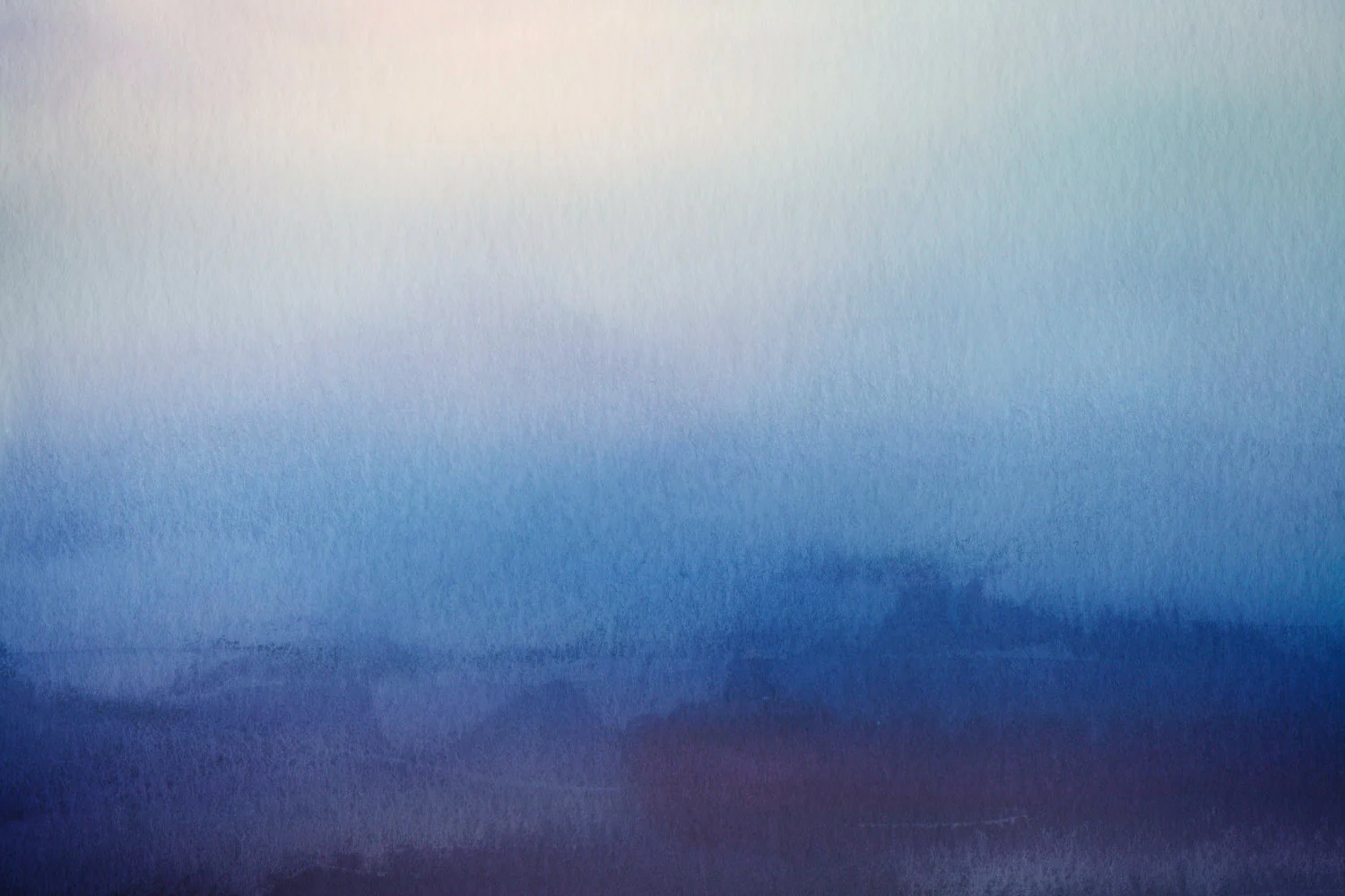 Aritchee - Blue Watercolour Sky Ombré Wallpaper Mural - Image 5
