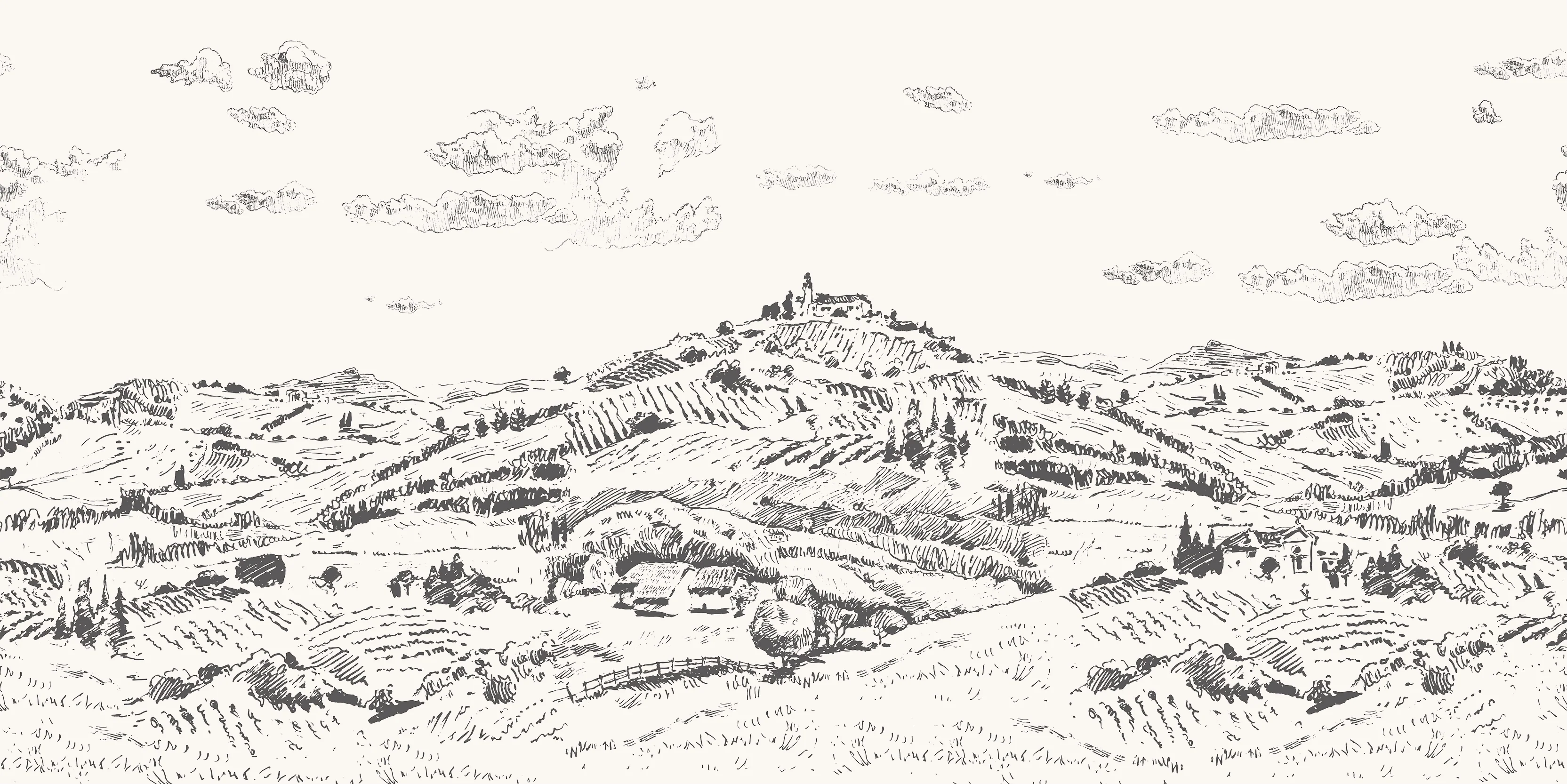 Nórië Noir - Countryside Landscape Wallpaper Mural - Image 6