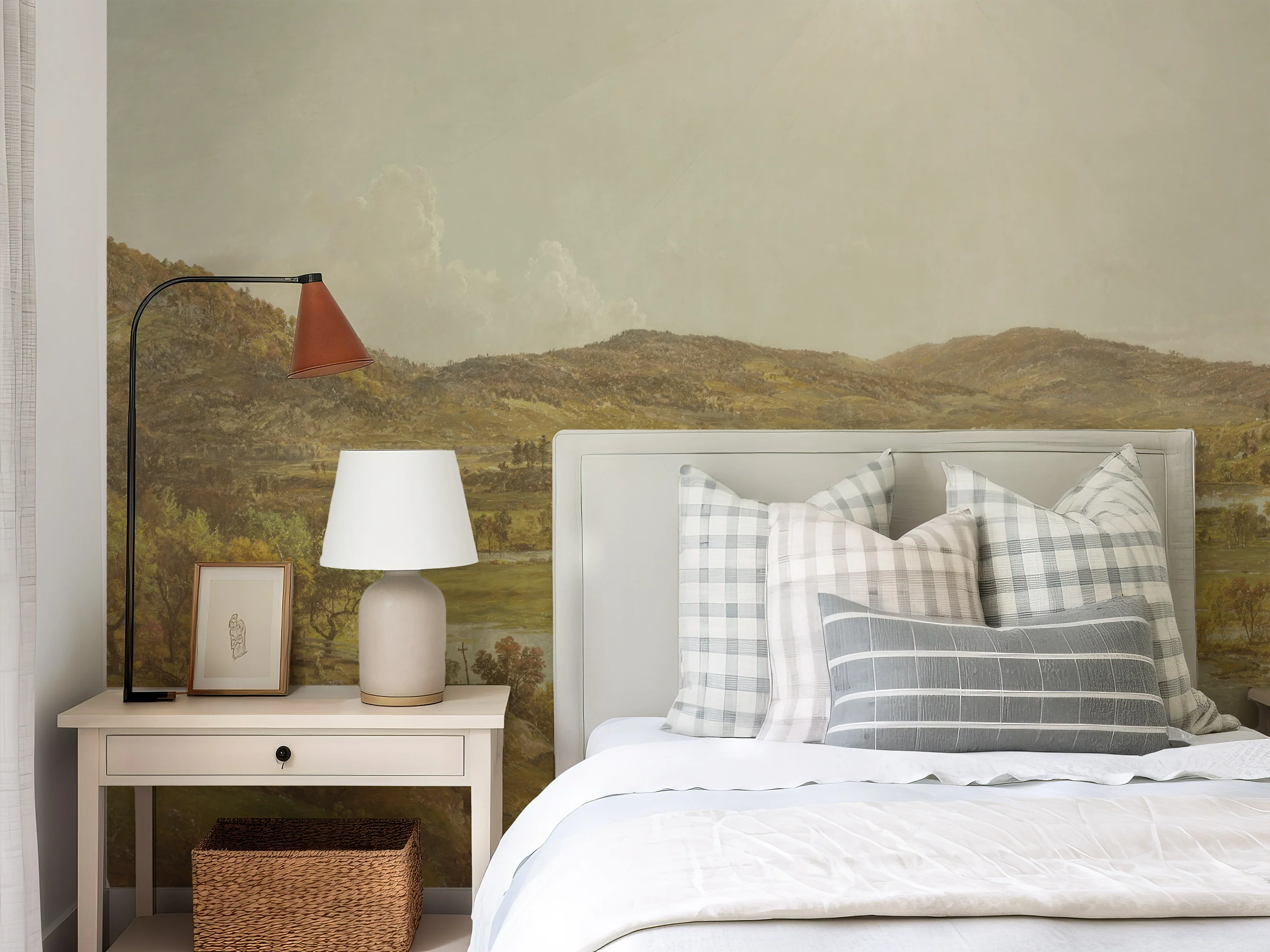 Blair - Highland Landscape Painting Wallpaper Mural - Image 3