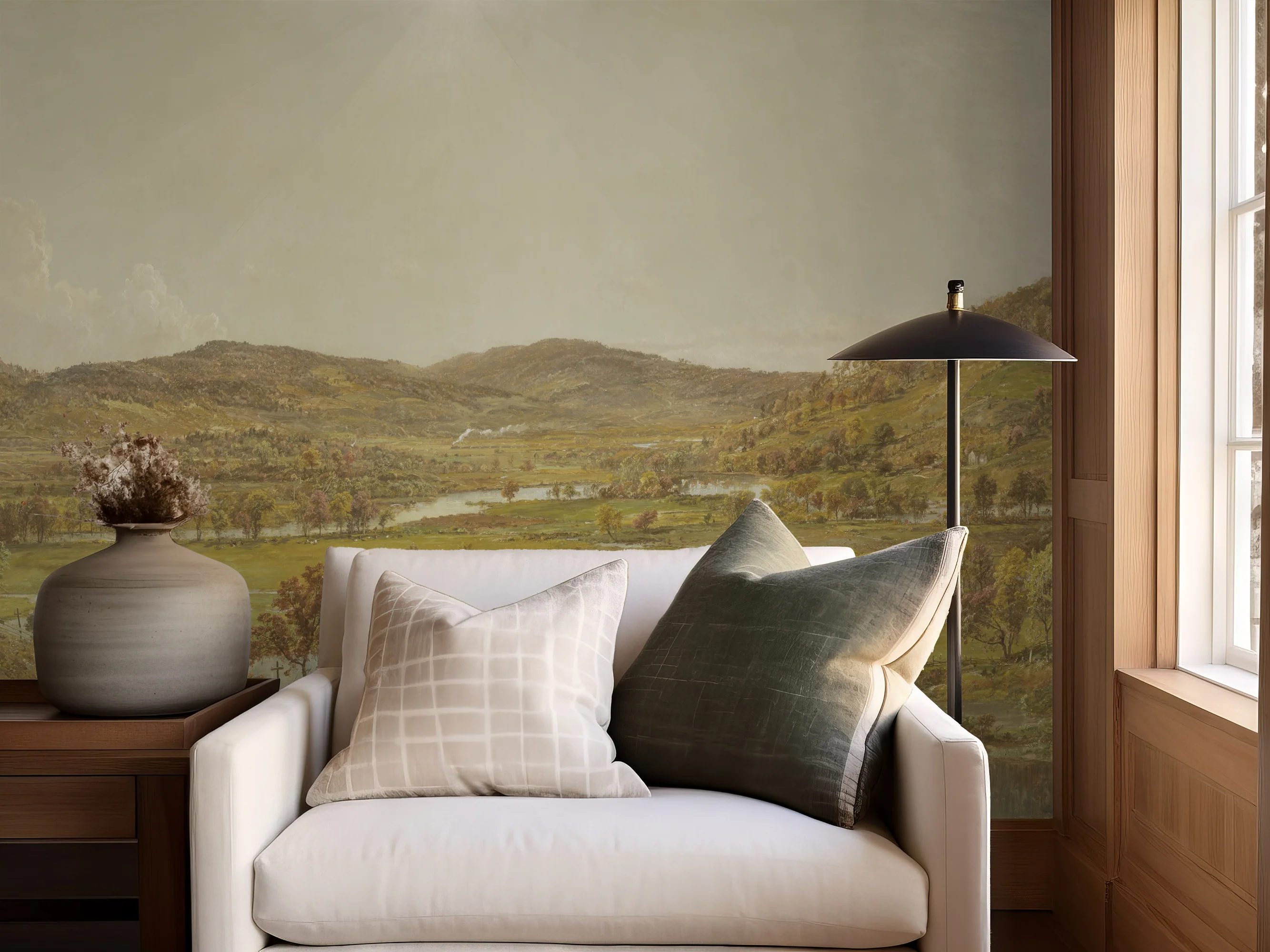Blair - Highland Landscape Painting Wallpaper Mural - Image 4