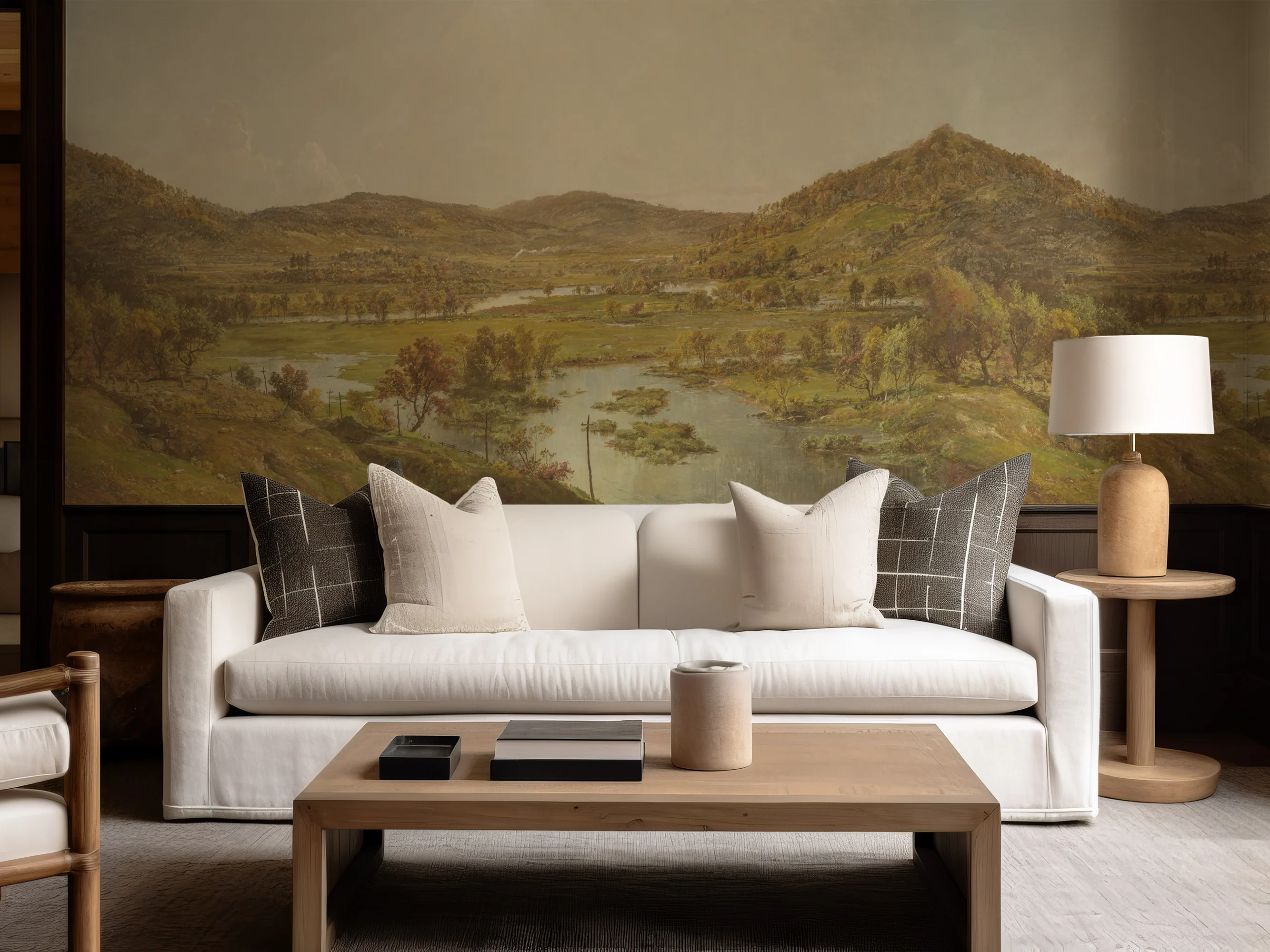Blair - Highland Landscape Painting Wallpaper Mural - Image 6