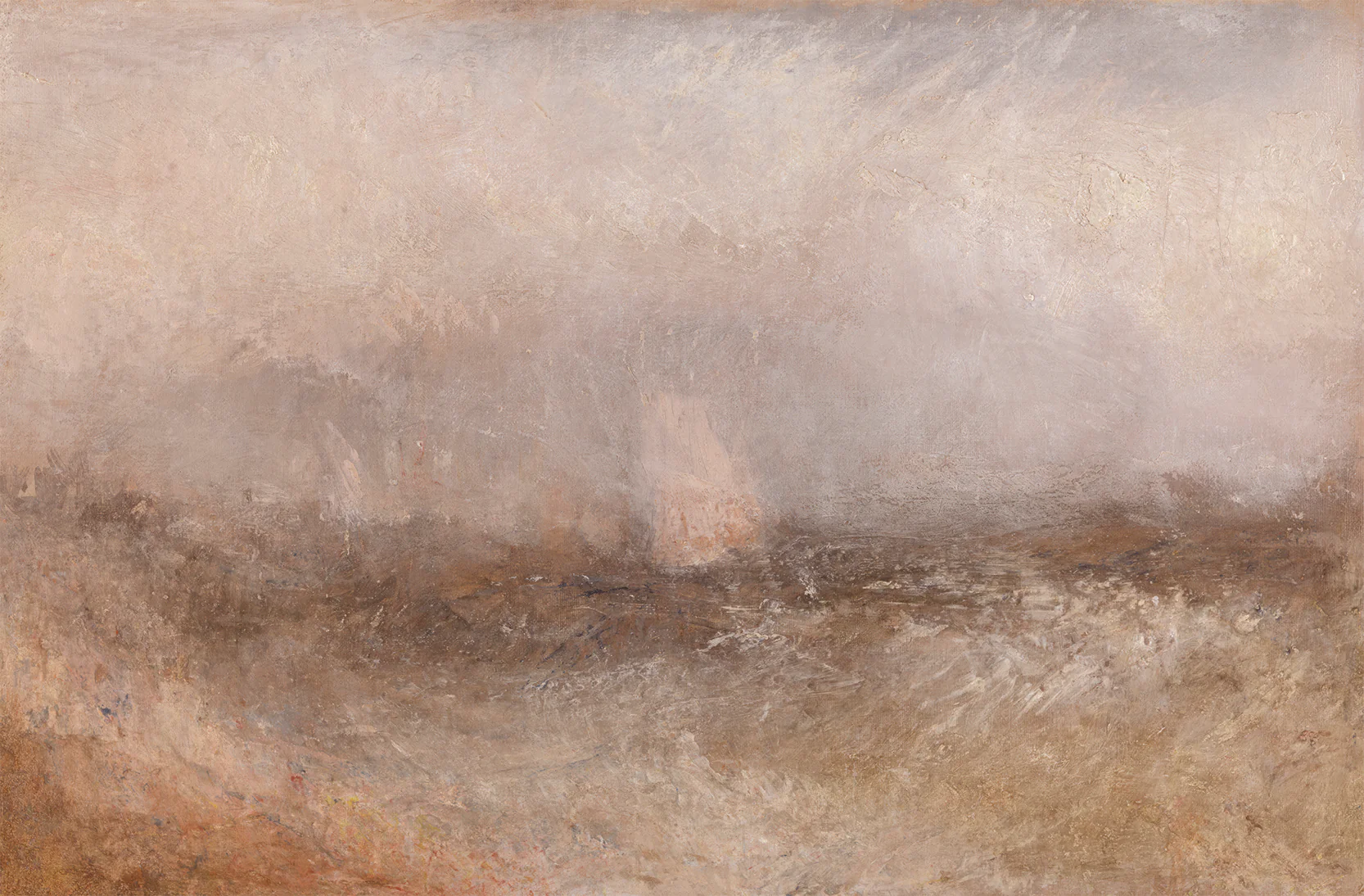 Elena - Earthy Textured Effect Oil Painting Wallpaper Mural - Image 5