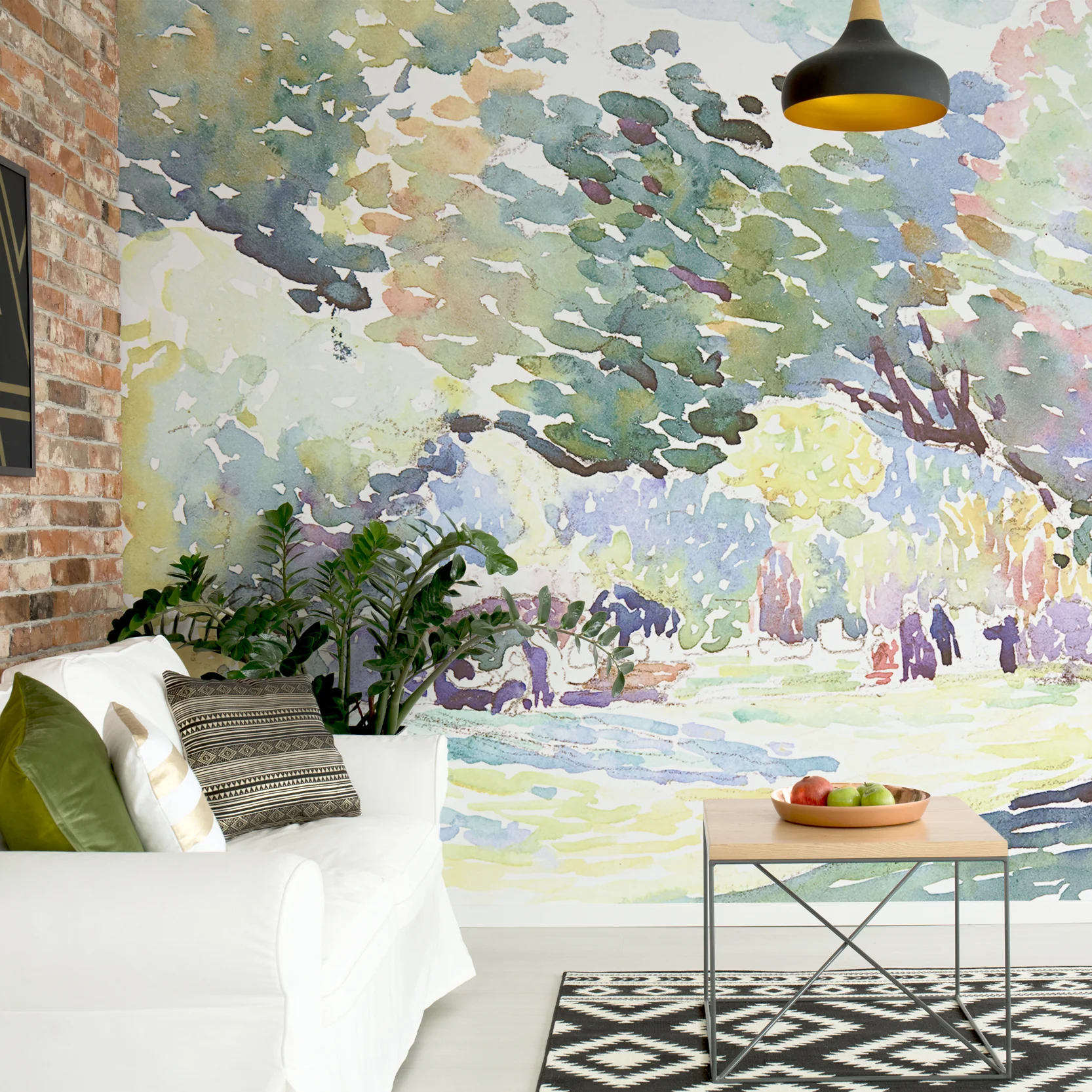 Sublime Tranquility - Henri Edmond Cross 1904 Landscape Wallpaper Mural - Image 3