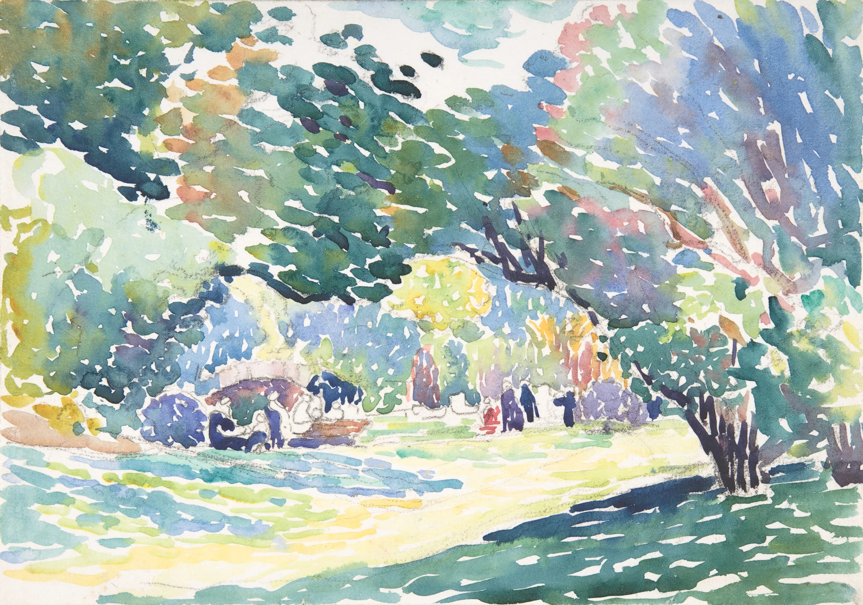 Sublime Tranquility - Henri Edmond Cross 1904 Landscape Wallpaper Mural - Image 6